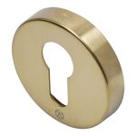 BLU KM055 316 Marine Grade Round Escutcheon - Satin Brass | F3177