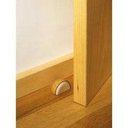 Adhesive Wooden Door Stop with Screws