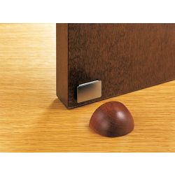 Adhesive Wooden Magnetic Door Stop & Retainer