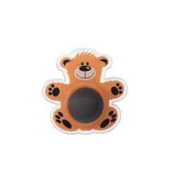 Adhesive Wall Door Stop with Shock Absorber - Bear