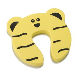 Children's Soft Finger Guard Door Stop - Tiger