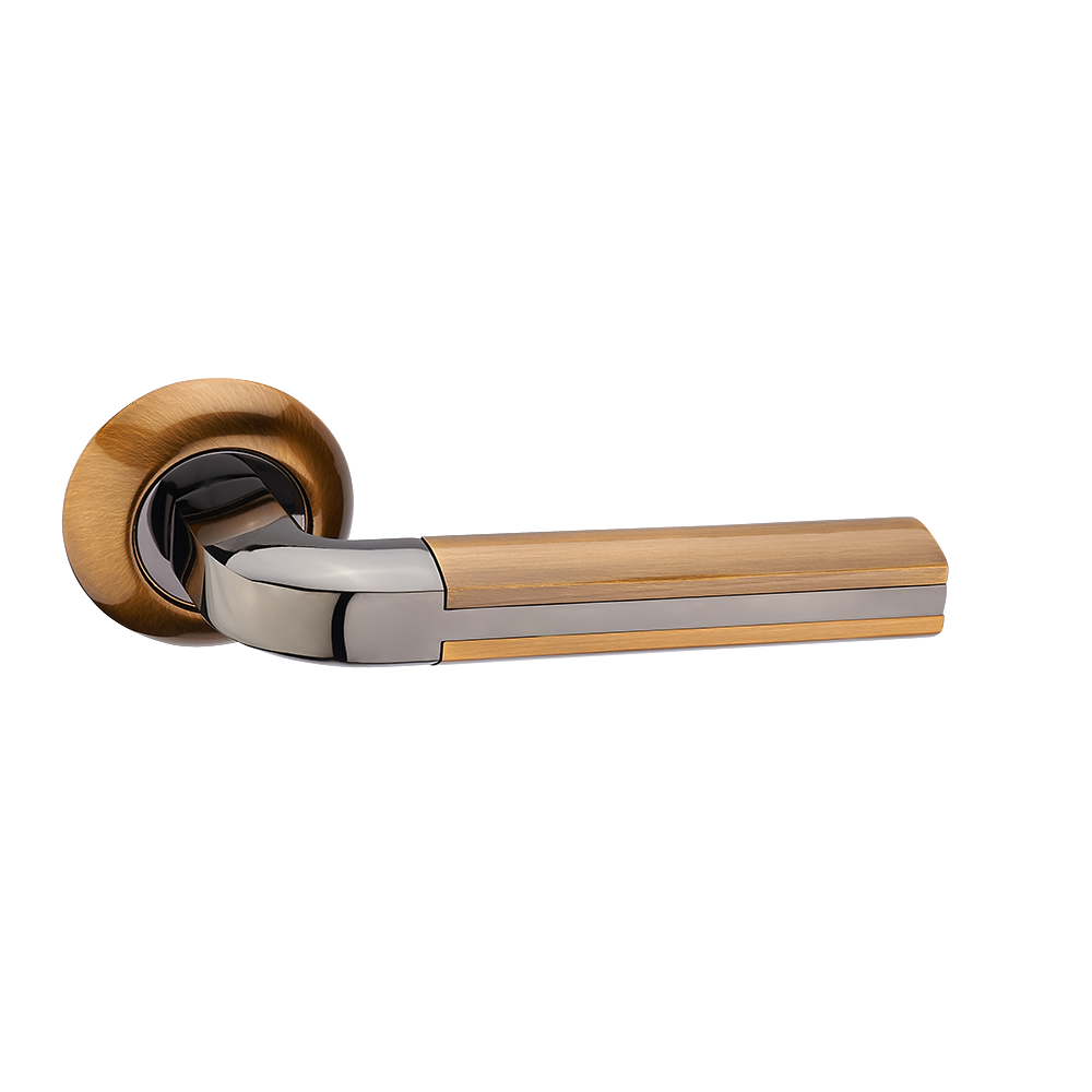 Zara Rose Handle (Pairs) Coffee Black Nickel