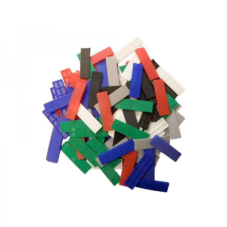 50 Plastic Window /& Glazing Packers Spacers 1mm 6mm by SmartHome