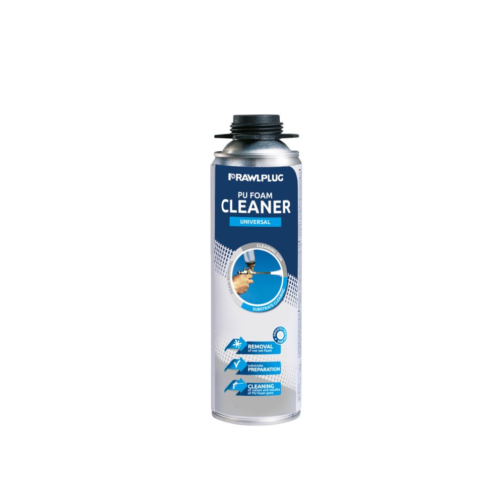Rawlplug Universal PU Foam Cleaner Gun Grade (500ml) R8111