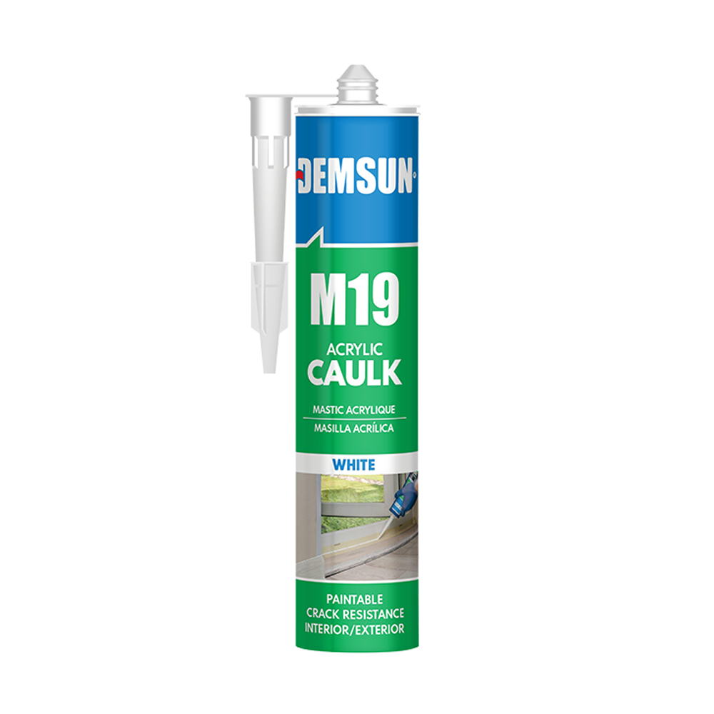 Demsun M19 Acrylic Caulk Sealant White (310ml) S1111 Dortech