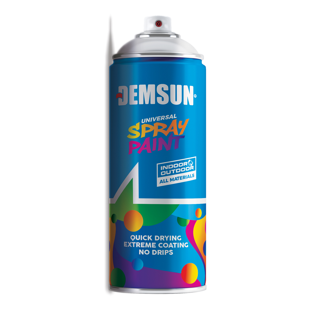 Demsun Universal Spray Paint Matt Black RAL9005 (400ml) S1164