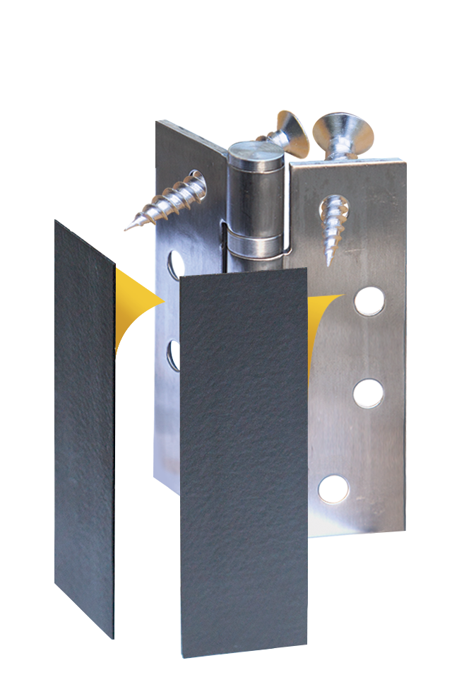 Hinge Pads Square Pack Of 300 - Square Corner Hinge Hinge Pads Square Pack Of 300 - Square Corner Hinge
