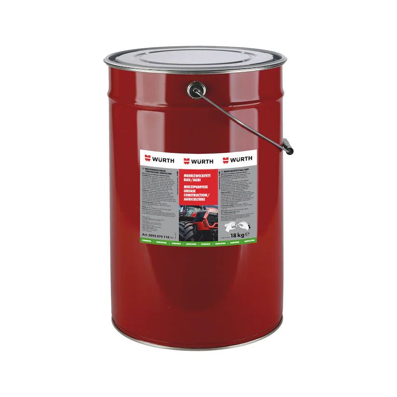 Wurth Multi Purpose Grease Construction Agriculture (18kg) Dortech Direct W1066
