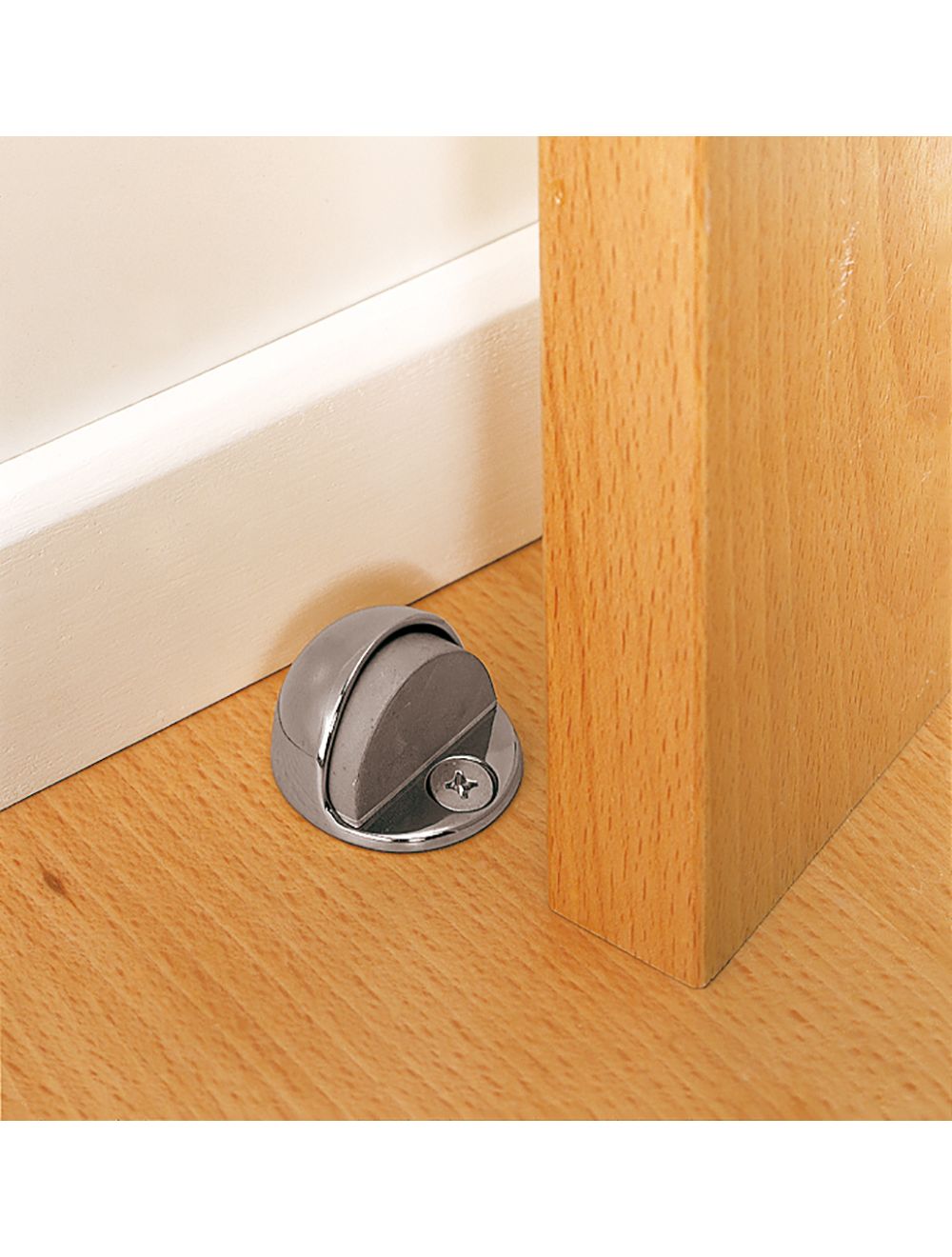 Metallic Door Stop with Screws