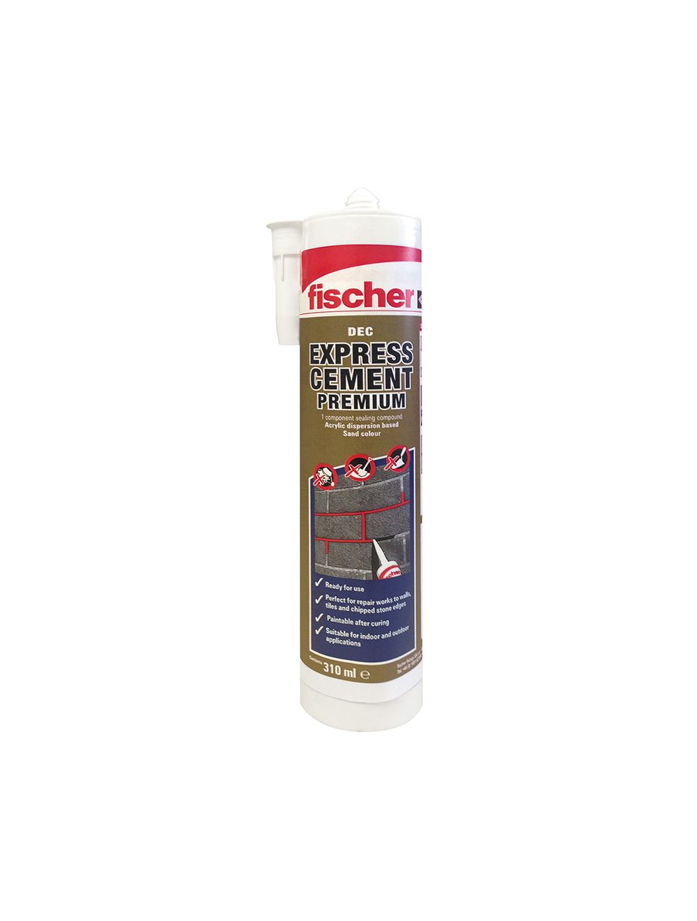 Fischer DEC Premium Express Cement - Sand (310ml)