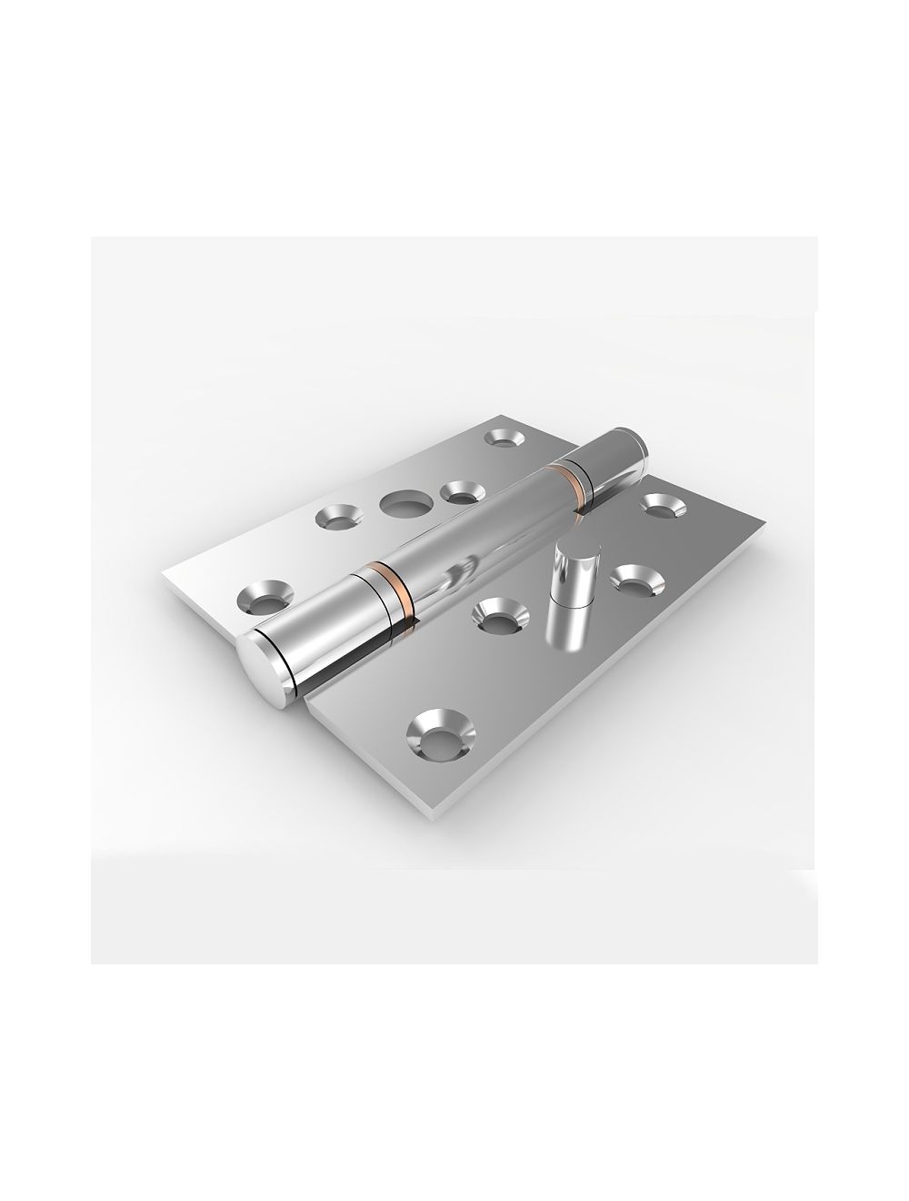 BLU HQ4 High Quality Security Butt Hinge Dog Bolt Square End - Satin Stainless Steel (102 x 76 x 3mm)