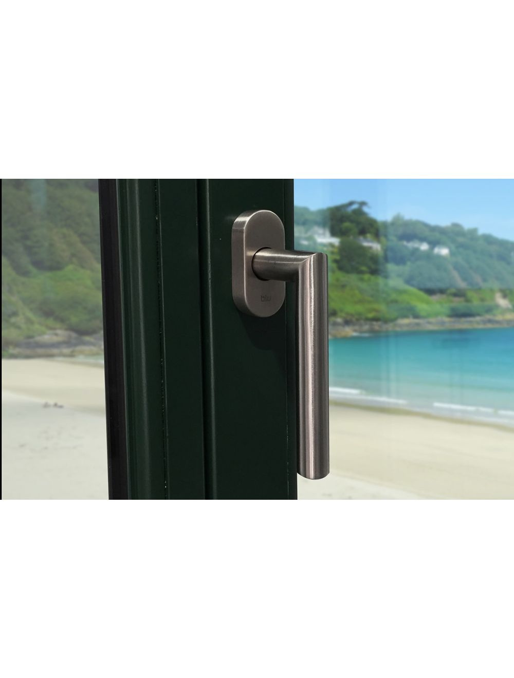 BLU TTH50 Tilt & Turn Window Handle - Satin Stainless Steel (316 Marine Grade)