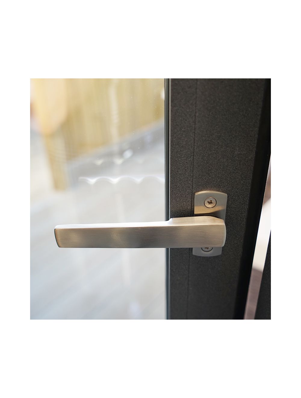 BLU KM100 316 Marine Grade Bi-Fold Door Handle - Satin Stainless Steel (7mm Spindle)
