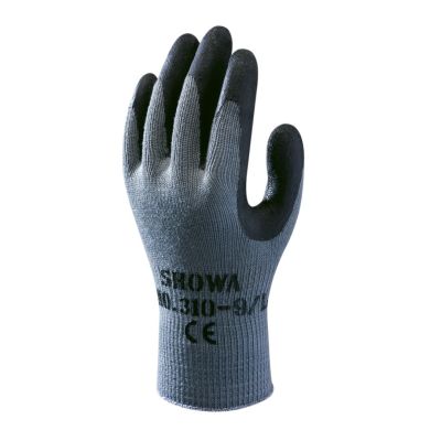 Showa 310 Classic Grip Latex Glove - Black | D5019C