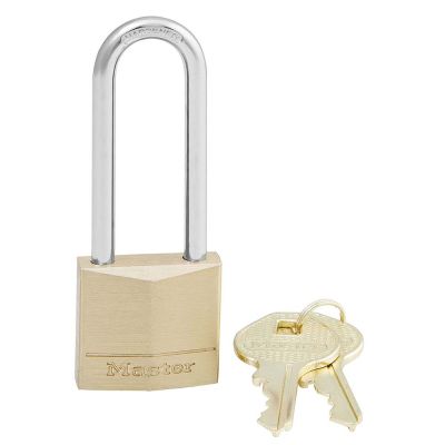 Masterlock 30mm Wide Padlock with - 64mm hardened steel shackle (30mm x 64mm)