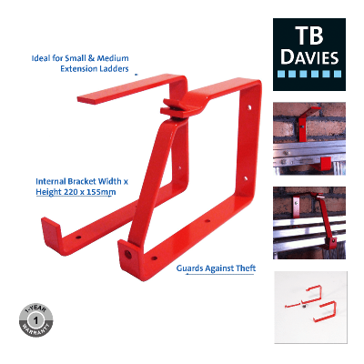 TB Davies Ladder Storage Wall Brackets
