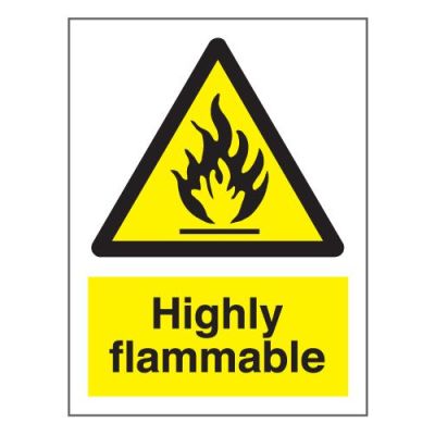 Jactone- Highly flammable Sign – Rigid PVC