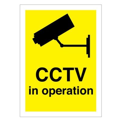 Jactone- CCTV in operation sign – Rigid PVC