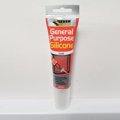 Everbuild General Purpose Easi-Squeeze Silicone - Clear (80ml) | A4098