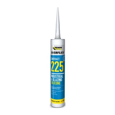 Everflex Contract 225 Industrial & Glazing Silicone - Black (295ml)