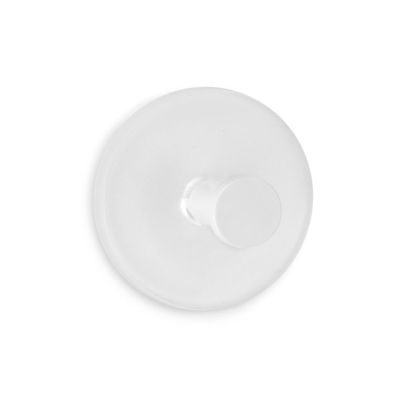 Inofix Adhesive Semi-transparent Circular Hook - White (Pack 2)