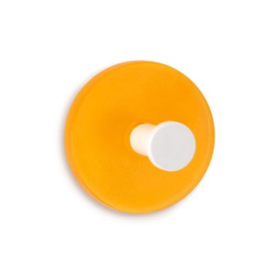 Inofix Adhesive Semi-transparent Circular Hook - Orange (Pack 2)