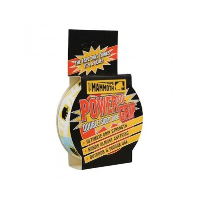 Everbuild Mammoth Powerful Grip Tape - Clear (25mm x 2.5m)