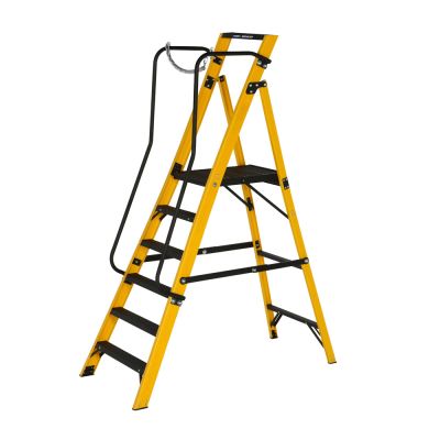 Youngman Megastep Fibreglass Podium 6 Step Stepladder