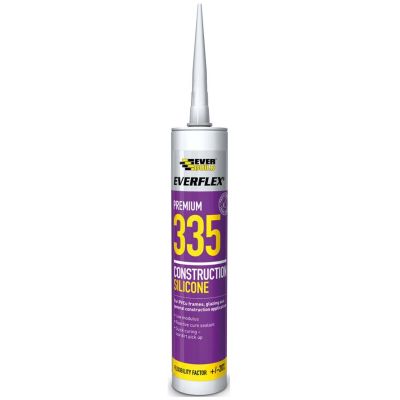 Everflex Premium 335 Construction Silicone - Black (295ml)