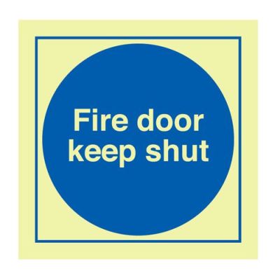 Fire door keep shut – Rigid PVC