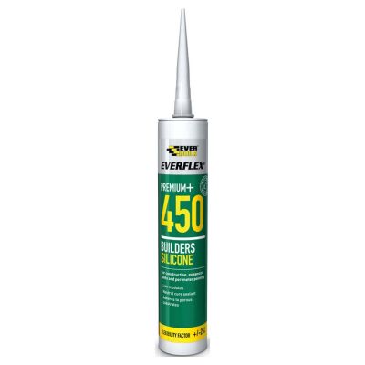 Everflex Premium 450+ Builders Silicone - White (300ml)
