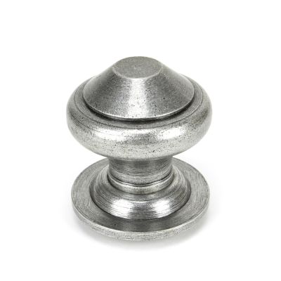 Pewter Regency Centre Door Knob - 45155 | From the Anvil