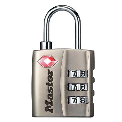 Masterlock 30mm Wide Set-Your-Own Combination Luggage Padlock (30mm)
