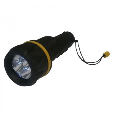 2D Rubber Torch, 3 LED