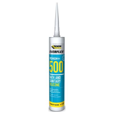 Everflex Premium+ 500 Bath & Sanitary Silicone - Ivory (295ml)
