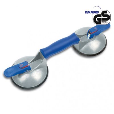 Veribor 60kg 2-Cup Suction Lifter with Vacuum Indicator