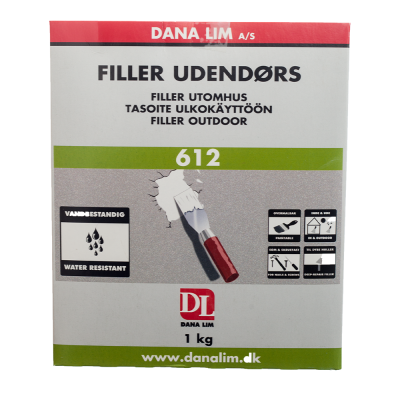 Waterproof Cement-Based Outdoor Filler 612- Light Grey 1kg