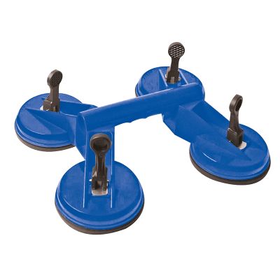Silverline Plastic Quad Glass Suction Pad (120kg) | A1006