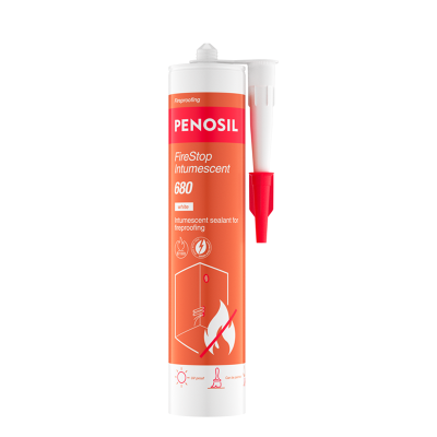 PENOSIL 680 Fire Stop Intumescent Sealant for Fireproofing - White (300ml)