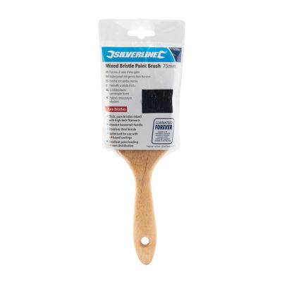  Silverline Mixed Bristle Paint Brush (75mm / 3