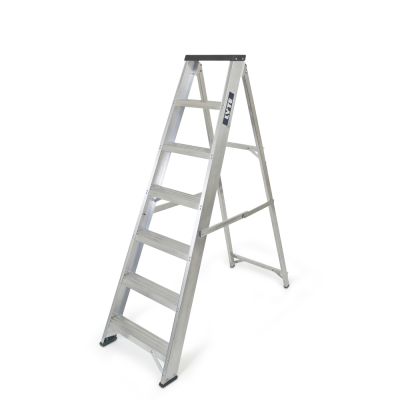 Lyte EN131-2 Professional Swingback Stepladder with Tool Tray | L3079C