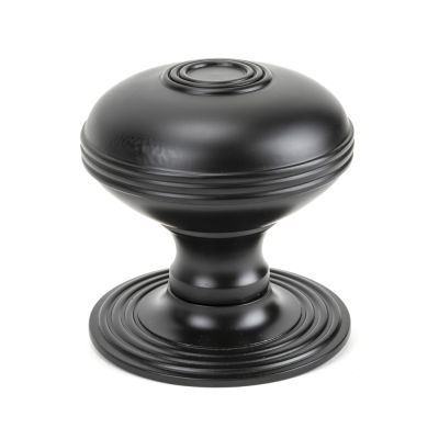 Aged Bronze Prestbury Centre Door Knob - 83959 | From the Anvil