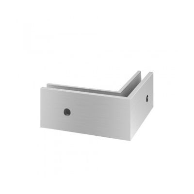 90 Degree Frameless Glass Balustrade,  Connector - Outer Side Mount, D7463