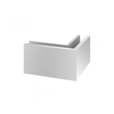 90 Degree Frameless Glass Balustrade, Base Connector - Outer Top Mount