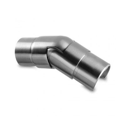 Downward Adjustable Circular Connector For Capping Rails