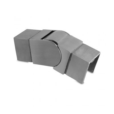 Downward Adjustable Square Connector For Capping Rails