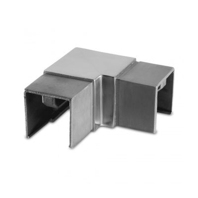 90 Degree Square Horizontal Corner Connector For Capping Rails