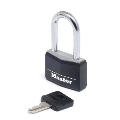 Masterlock 40mm Wide Solid Aluminium Body Padlock with 38mm Shackle (40mm x 38mm)