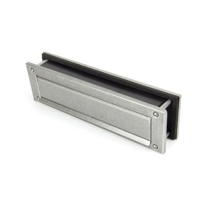 Pewter Traditional Letterbox - 91527 | From the Anvil