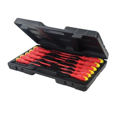 Silverline Insulated Soft-Grip Screwdriver Set (11pc)